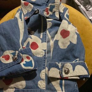 Barely worn only in the house girls denim rare jacket